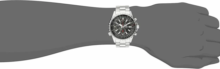 Edifice EF527D-1AV Men's Stainless Steel Chronograph Watch by Casio